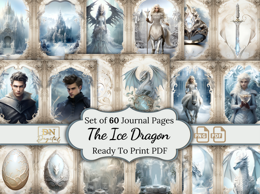 The Ice Dragon Journal Pages Mega Collection